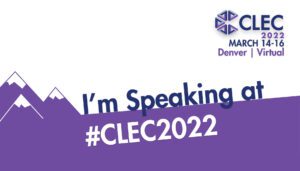 I'm Speaking at CLEC2022 social media image