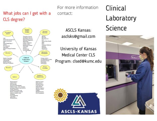Santaniello-CLSBrochure_Page_1 ASCLS-Kansas Clinical Laboratory Science recruitment brochure