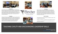 Fletcher Technical Community College MLT Program poster for the 2024 Clinical Laboratory Educators Conference