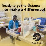 Ready to go the distance to make a difference? Peace Corps