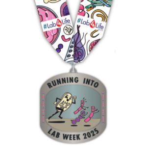 2025 Lab Week Run Medal Design