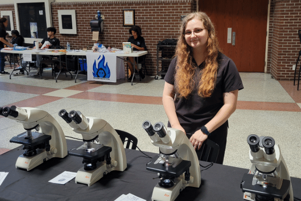 ASCLS Today-25-Guise at Fair Katie Guise at a K-12 STEM education event