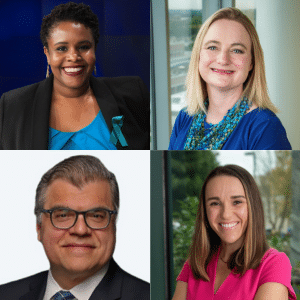 Sasha Ottey, Melanie Cree, Ricardo Azziz, and Alicia Lyle