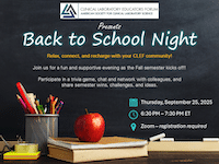 CLEF Back to School Night September 25, 2025