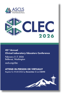2026 Clinical Laboratory Educators Conference Brochure Cover
