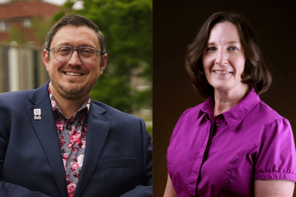 Kyle Riding and Laura Link