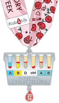 2026 Lab Week Run medal