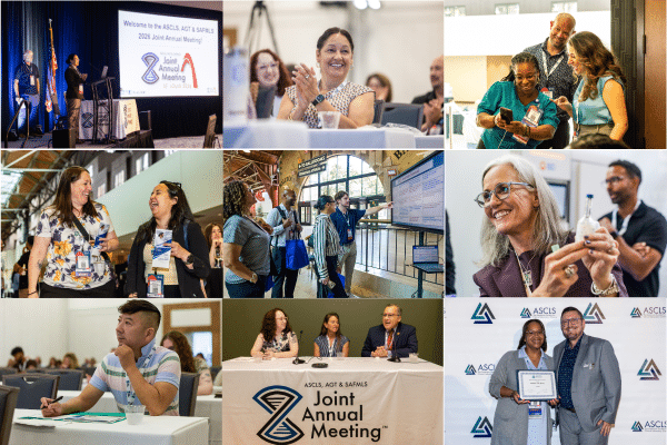 Photos from the 2026 ASCLS, AGT & SAFMLS Joint Annual Meeting, June 28-July 2 in St. Louis