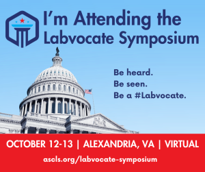 I'm Attending the 2026 Labvocate Symposium, Oct 12-13 in Alexandria, VA, or virtually